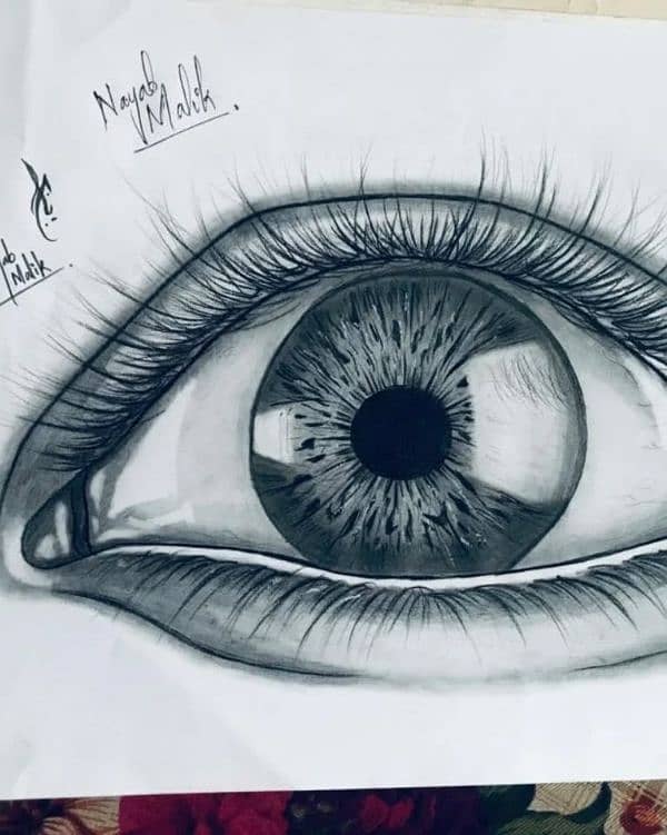 Beautiful Eye Sketch 0