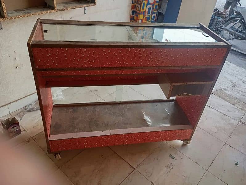 wooden retail display counter 0