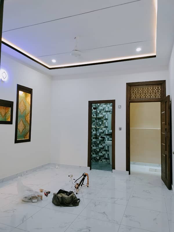 Water Bore Brand New Prime Location Beautiful 6 Marla Double Story House for Sale in AECHS Airport Housing Society Near Gulzare Quid and Express Highway 32