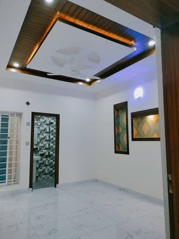 Water Bore Brand New Prime Location Beautiful 6 Marla Double Story House for Sale in AECHS Airport Housing Society Near Gulzare Quid and Express Highway 38