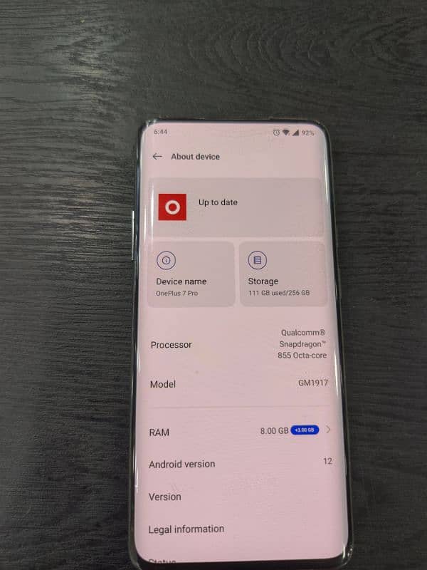 ONEPLUS 7RPO 8/256 0