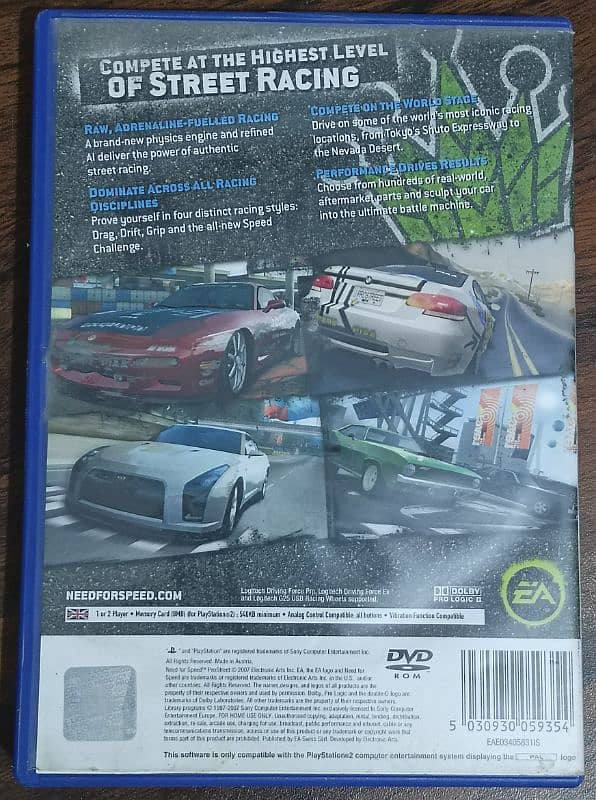 SONY PS2 Need for Speed ProStreet - 2007 1