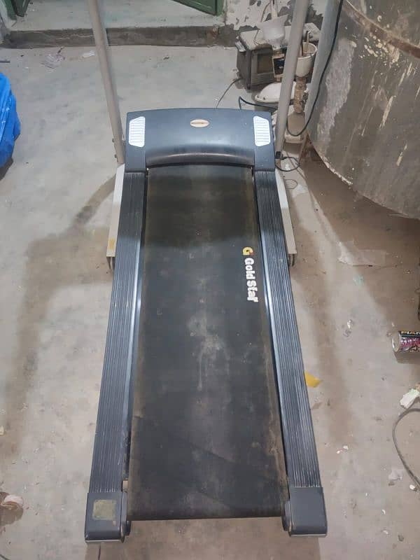 Treadmill Gold Star // 1.75 HP Genuine Motor// 120 kg weight supported 1