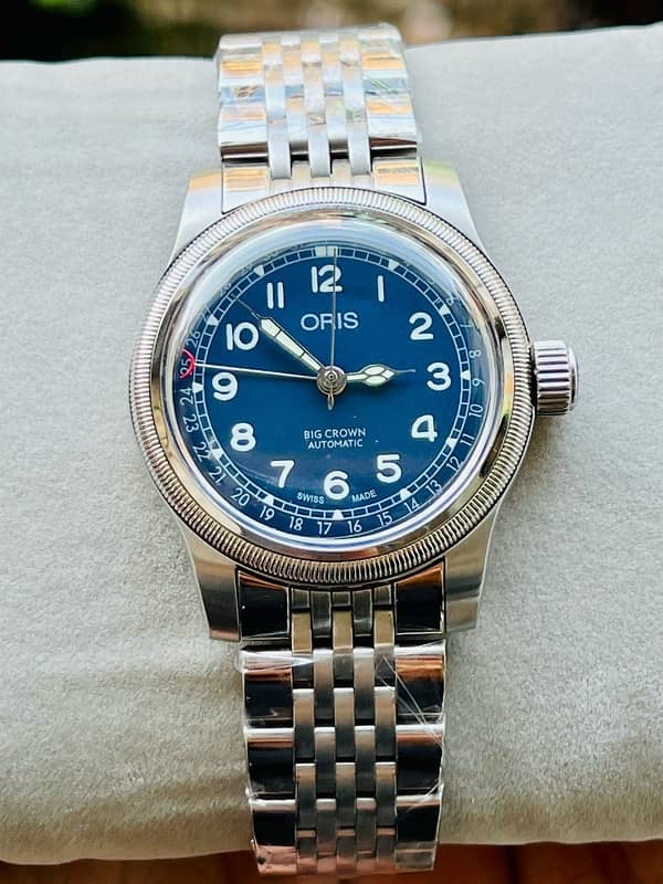 fitting Oris Big Crown Automatic Blue Dial Men's Watch 2