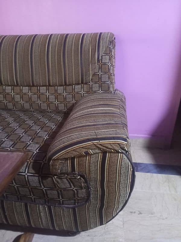 5 seater sofa set used like new 1