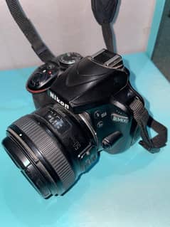 Nikon D3400 with 50mm lens