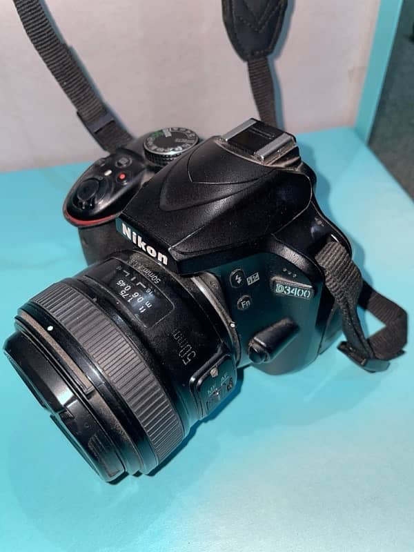 Nikon D3400 with 50mm lens 0