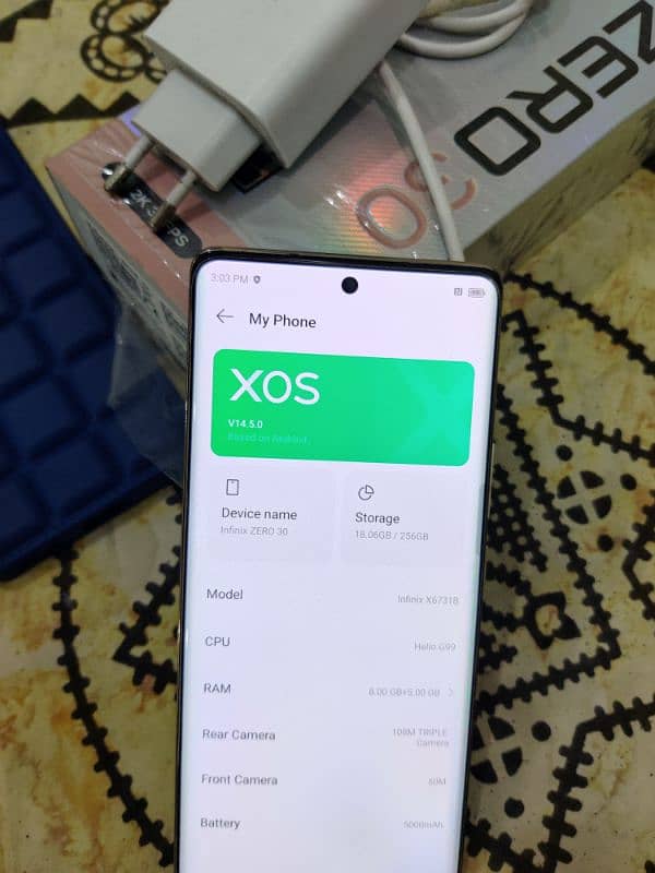 Infinix Zero30 16/256 White Colour 1