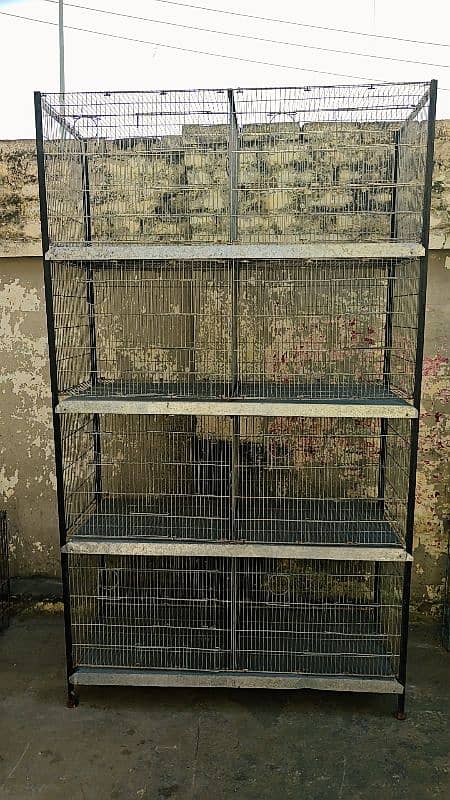 Galvanize Angle 8 portions folding cage for sale size 4*1.5*1.5 1