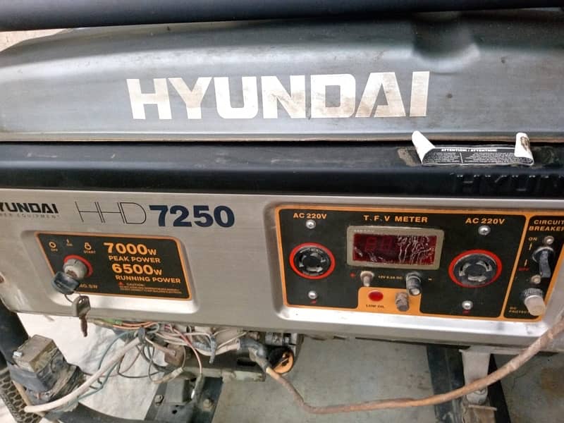 HYUNDAI KOREAN MADE HHD7250 6.5KW GENERATOR 0