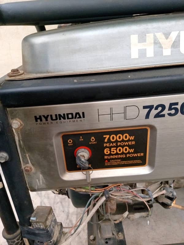 HYUNDAI KOREAN MADE HHD7250 6.5KW GENERATOR 3