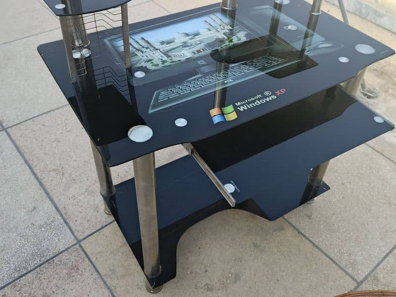 Glass Computer Table 4