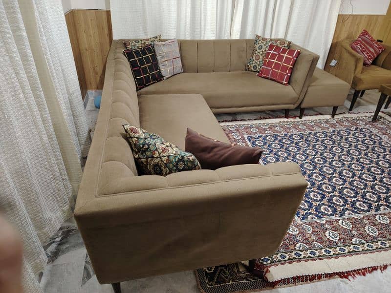 High Quality L Shape Sofa set 4