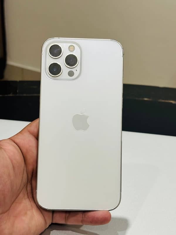 iphone 12pro max 256 jv white 0