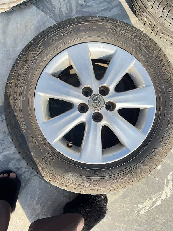 Alloy Rims 15" Inch Tyres 1