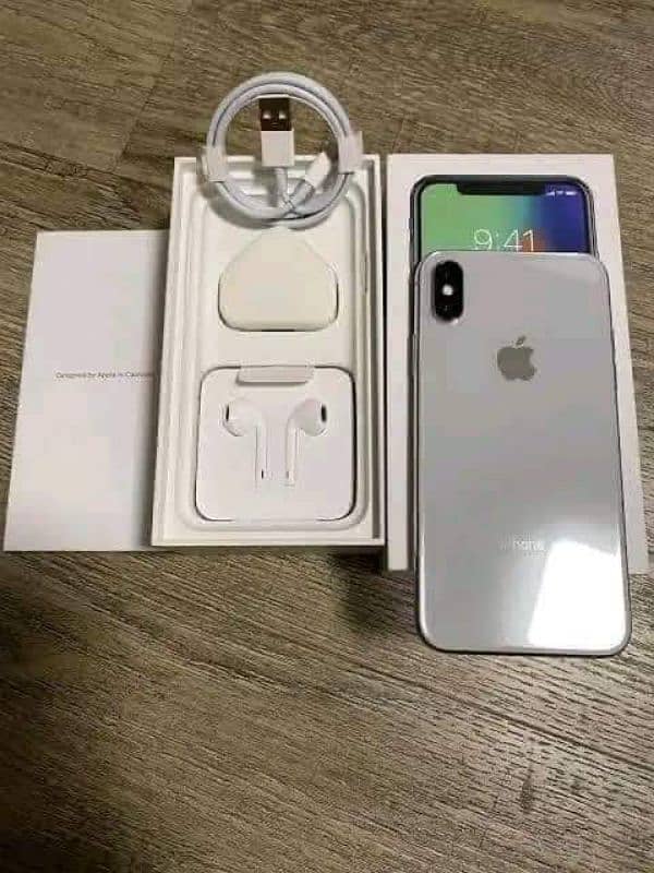 iPhone X Stroge/256 GB PTA approved for sale 03252452771 my WhatsApp 0