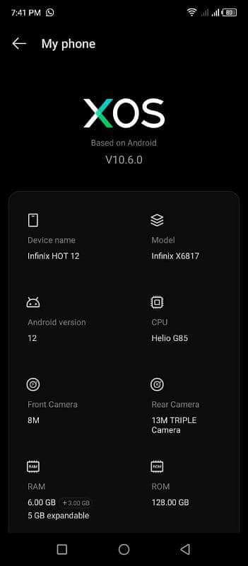 Infinix hot 12 5