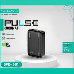 SOVO Brand 100% authentic PowerBank (Free Home Delivery All Pakistan)