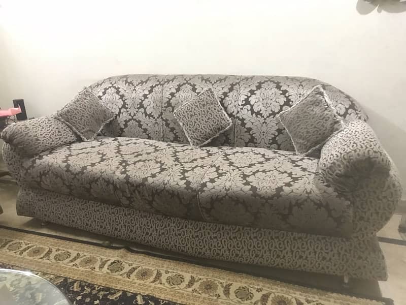 Sweet-Velvet Double shade Sofa Set for Sale-Price not fixed 0