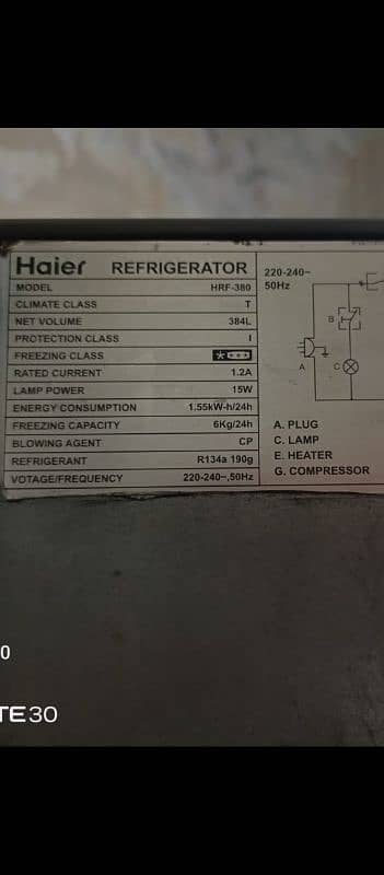 Haier fridge for sale 16 cubic 5