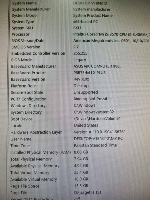 Core i5 3570 3rd gen With Rx 580 Gaming Pc 8