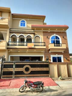 Brand New Prime Location Beautiful 6 Marla Double Story House For Sale In AECHS Airport Housing Society Near Gulzare Quid And Express Highway