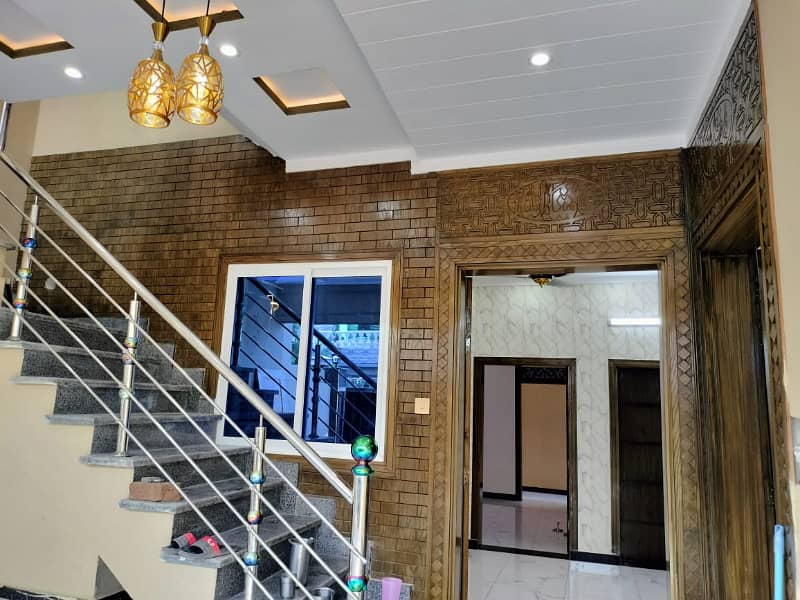 Brand New Prime Location Beautiful 6 Marla Double Story House For Sale In AECHS Airport Housing Society Near Gulzare Quid And Express Highway 1