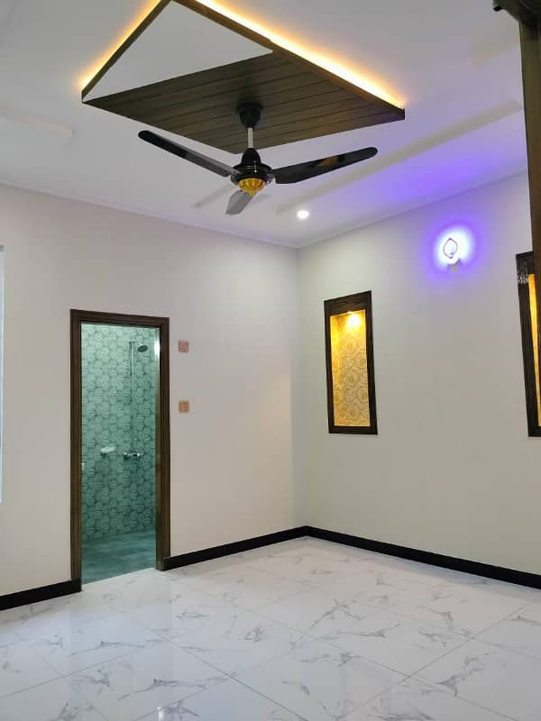 Brand New Prime Location Beautiful 6 Marla Double Story House For Sale In AECHS Airport Housing Society Near Gulzare Quid And Express Highway 13