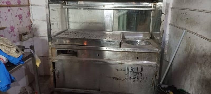 for sale somosa and fries counter steel counter 8