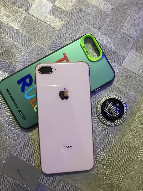 Iphone8plus PTA approved 256GB with Box with 2 cases 1