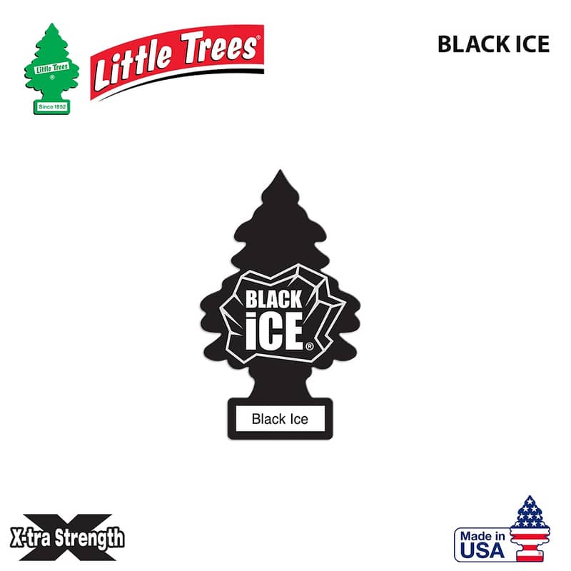 black ice car air freshener made in USA 2