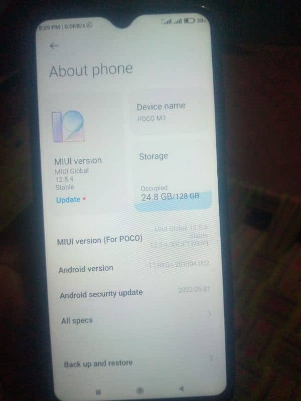 poco m3 ram 4+2 ROM 128 pta approved 0