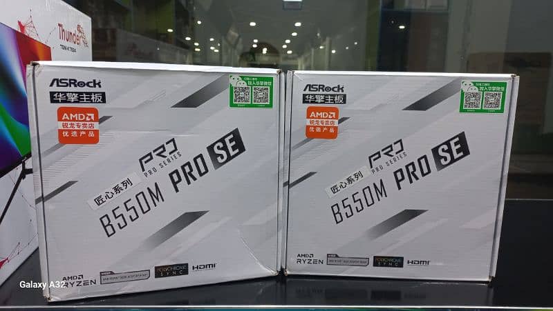 Asrock B550m Pro  se White Brand new Box Pack motherboard 0