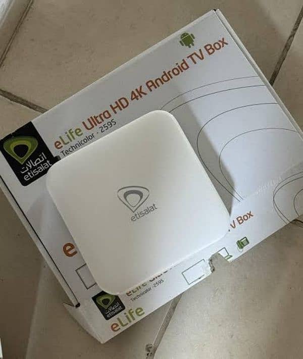 Etisalat android box 9.0 version 4k 0