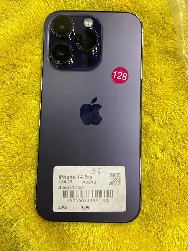 I phone 14 pro 128gb pta approved 0