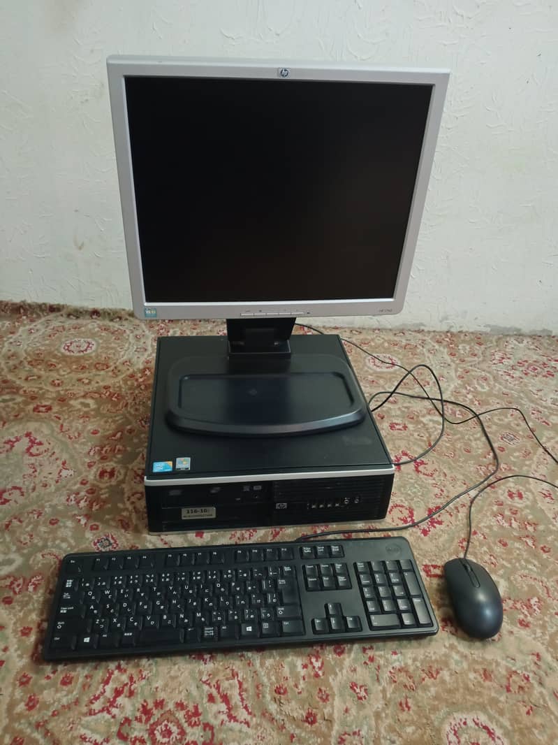 HP desktop quad-core computer 2