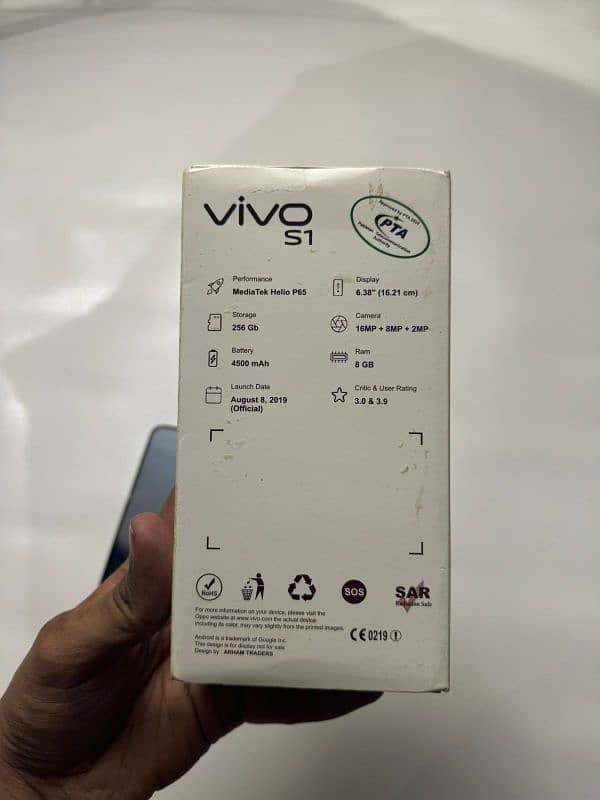 vivo s1 model 5