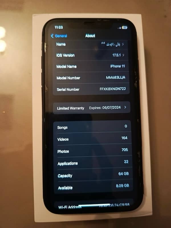 Iphone 11 64 GB Jv Urgent Sale 7