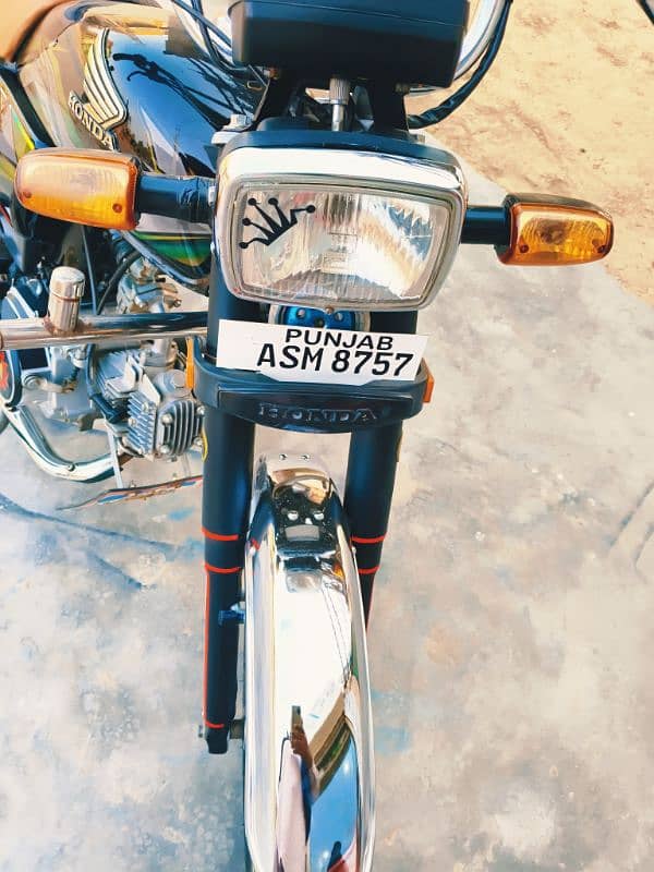 Honda CD70 22/2023 All Punjab Number Smart card 7