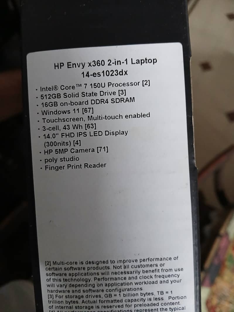 The HP Envy x360 2-in-1 model core i7 8