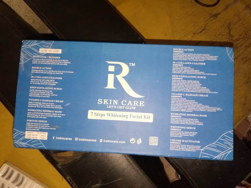 iR Skin care 7 steps whitening facial kit 1