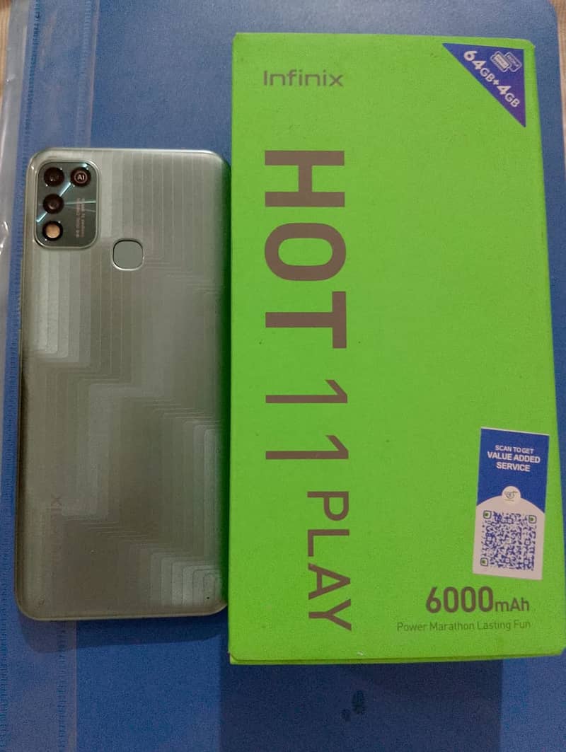 Infinix hot 11 play 4GB/64GB Mobile phone 4