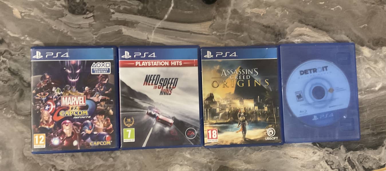 PS4 Slim 1TB with 4 Games, 1 Controller - Great Condition Bundle 2