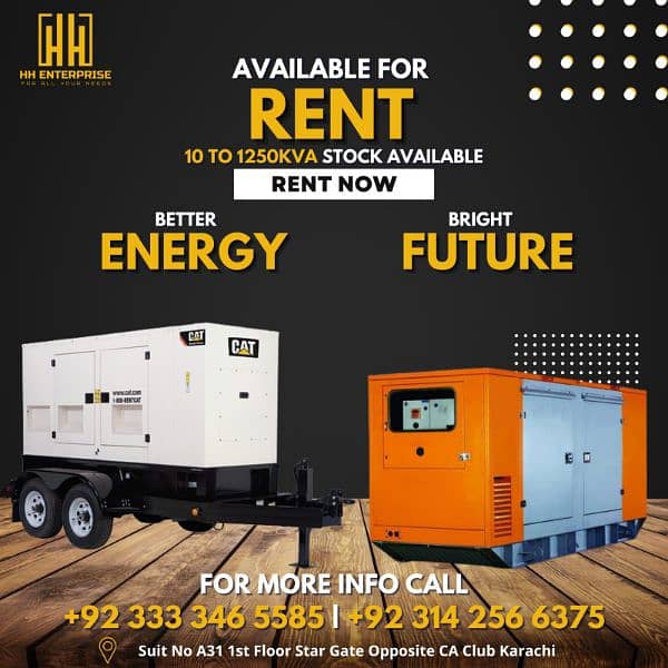 Generators Sale's New & Usef 0