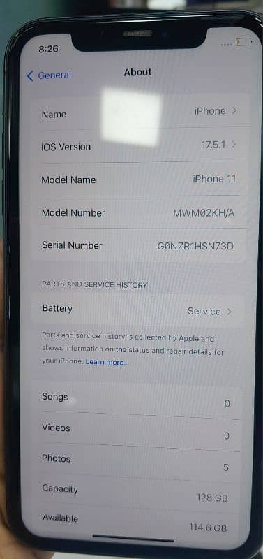 Iphone 11 128GB pta approved FU SEALED PACK 1