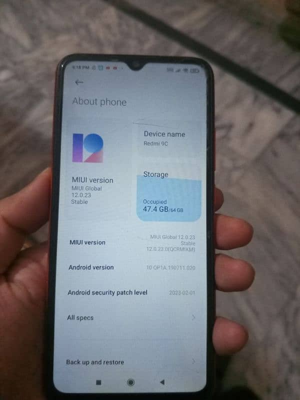 Xioami Redmi 9 C 3 GB Ram 64 GB ROM 6