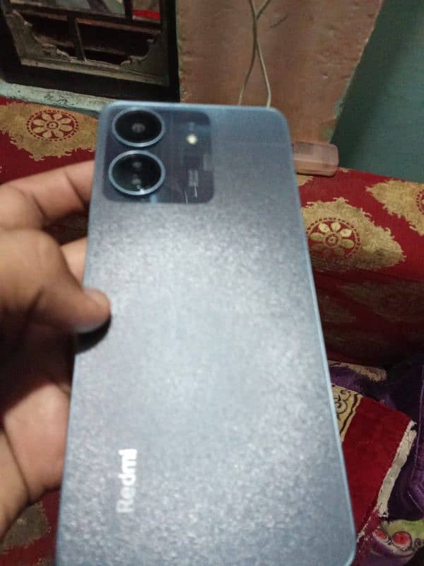 Redmi 13c for sale condition 10/10 8 month+ warranty  4+4/128 5