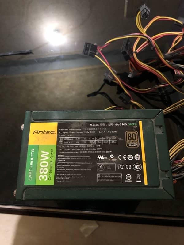 Antec Power Supply 380W nd Other components 0