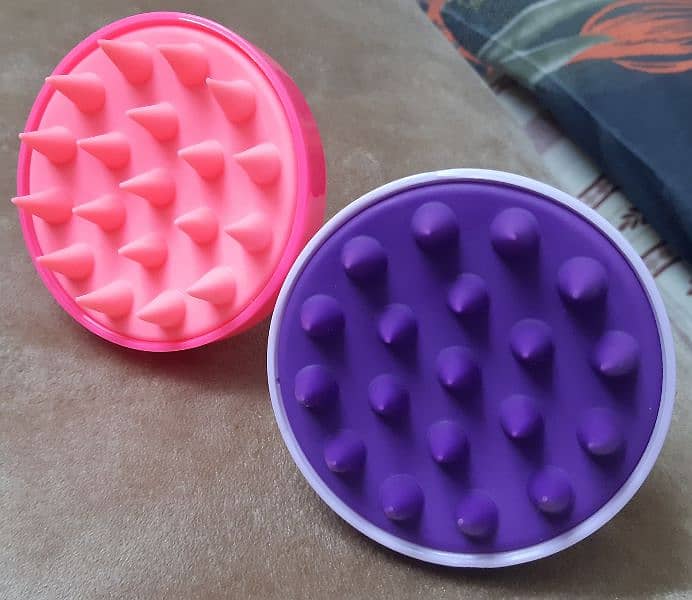 Hair Scalp Shampoo Brush With Soft Silicone 3