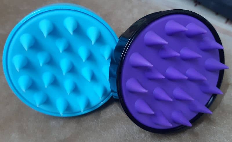 Hair Scalp Shampoo Brush With Soft Silicone 4